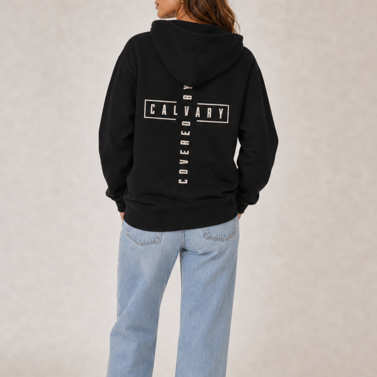 Covered Cross Hoodie